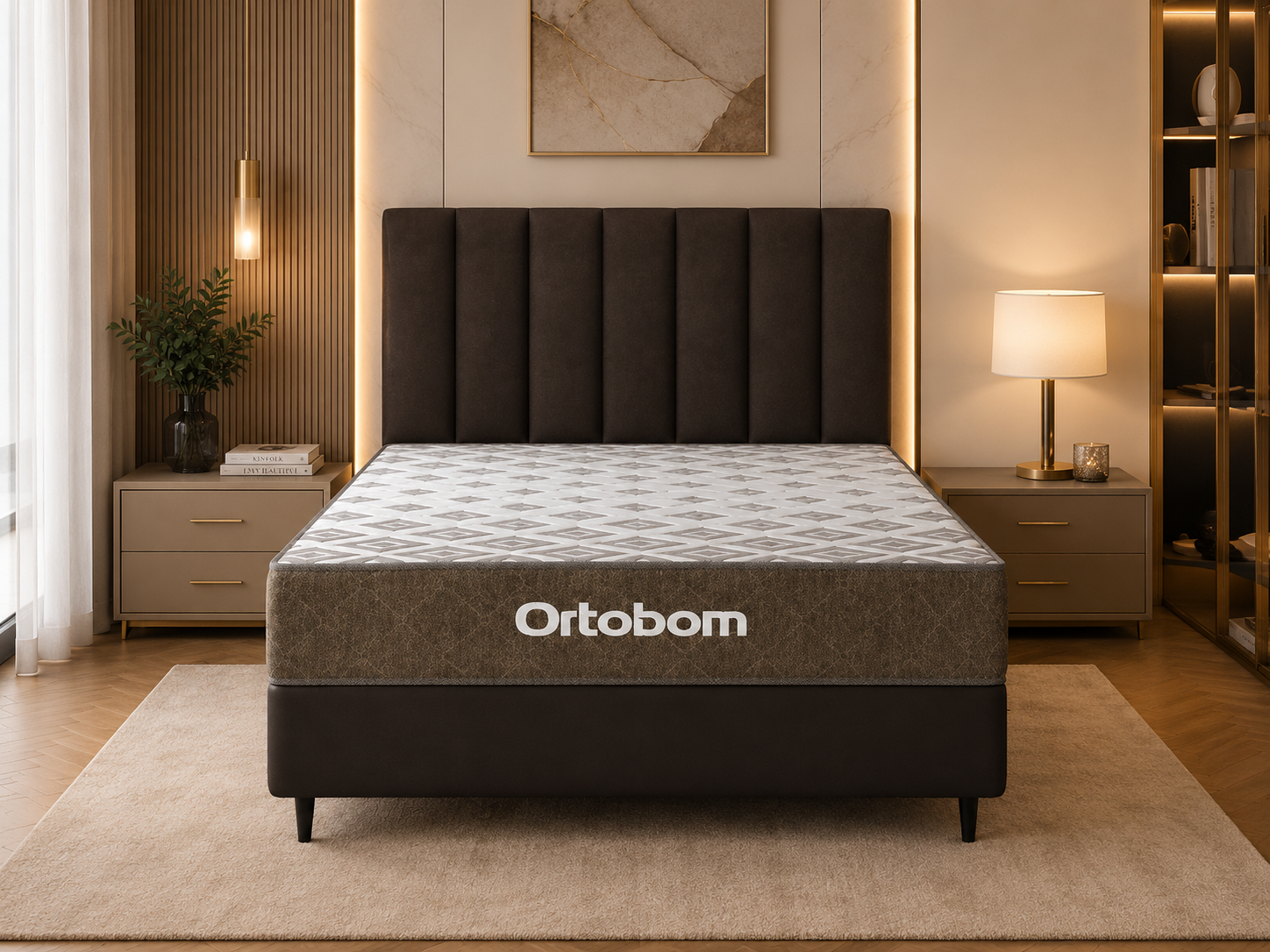 Kit Sonho, conjunto casal completo Ortobom